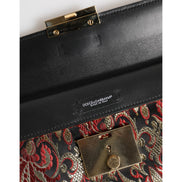 Borsa Portadocumenti Dolce & Gabbana Multicolor Jacquard Floreale