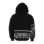 Dolce & Gabbana Black Bandana Hooded Sweatshirt
