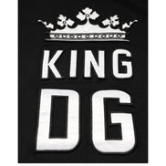 Dolce & Gabbana Black DG King Crown Cotton Crew Neck T-shirt