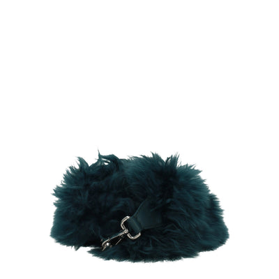 Sac bandoulière Fendi en cuir vert