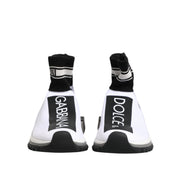 Scarpe da ginnastica Dolce & Gabbana Sorrento Socks bianche e nere