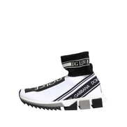 Scarpe da ginnastica Dolce & Gabbana Sorrento Socks bianche e nere