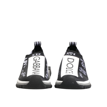 Chaussures Sneakers Basses Dolce & Gabbana Sorrento Noir Blanc