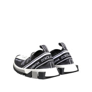 Chaussures Sneakers Basses Dolce & Gabbana Sorrento Noir Blanc