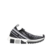 Chaussures Sneakers Basses Dolce & Gabbana Sorrento Noir Blanc