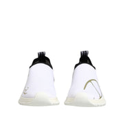 Dolce & Gabbana White Black Low Top Sorrento Sneakers