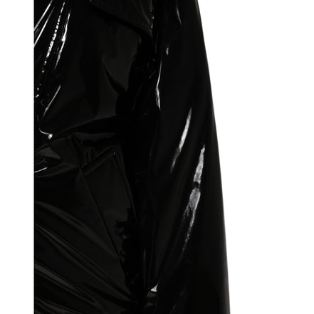 Dolce & Gabbana Black Quilted Puffer Coat Jacket