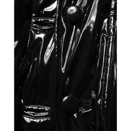 Dolce & Gabbana Black Quilted Puffer Coat Jacket