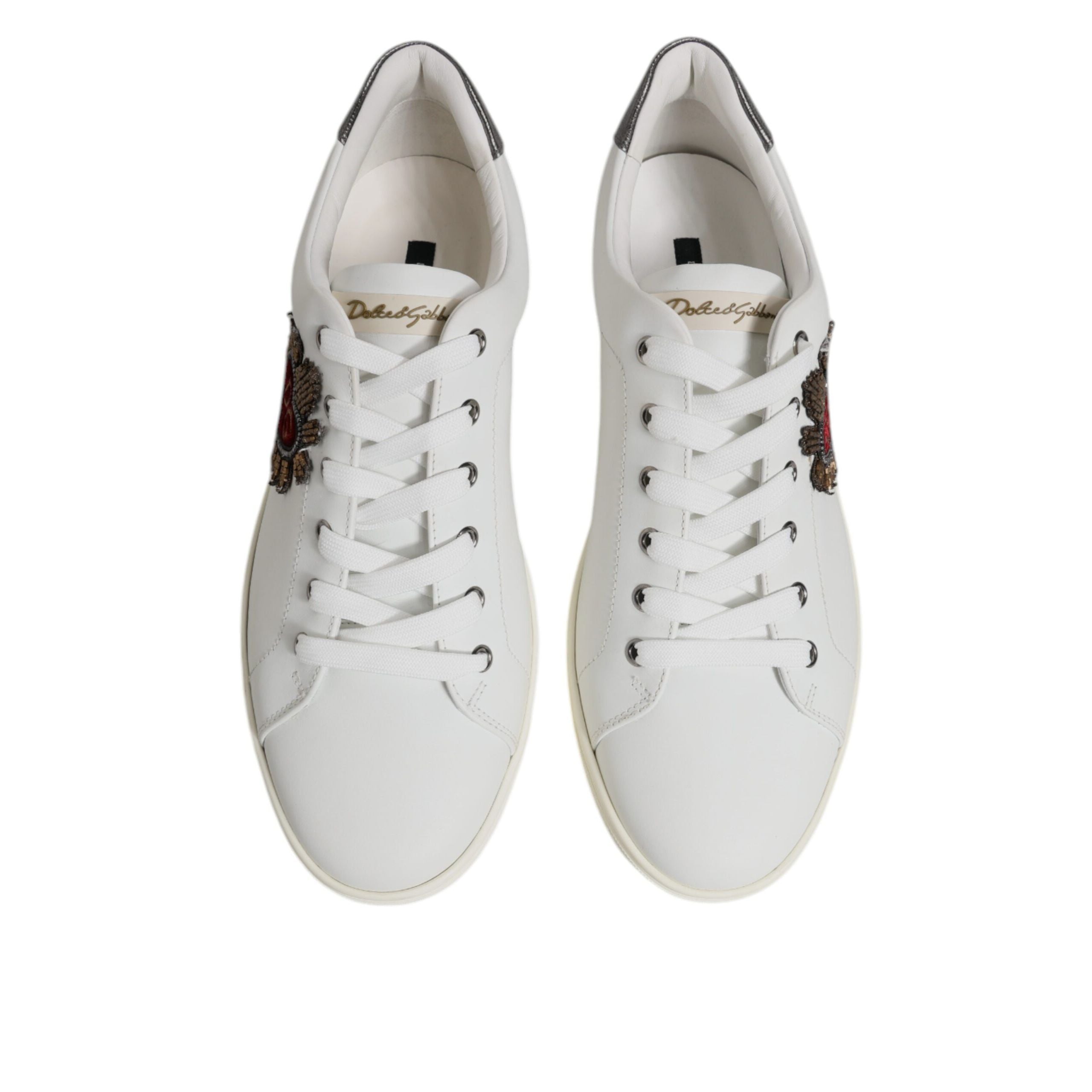 Scarpe da Ginnastica Basse Uomo Dolce & Gabbana Bianco Cuore Sacro