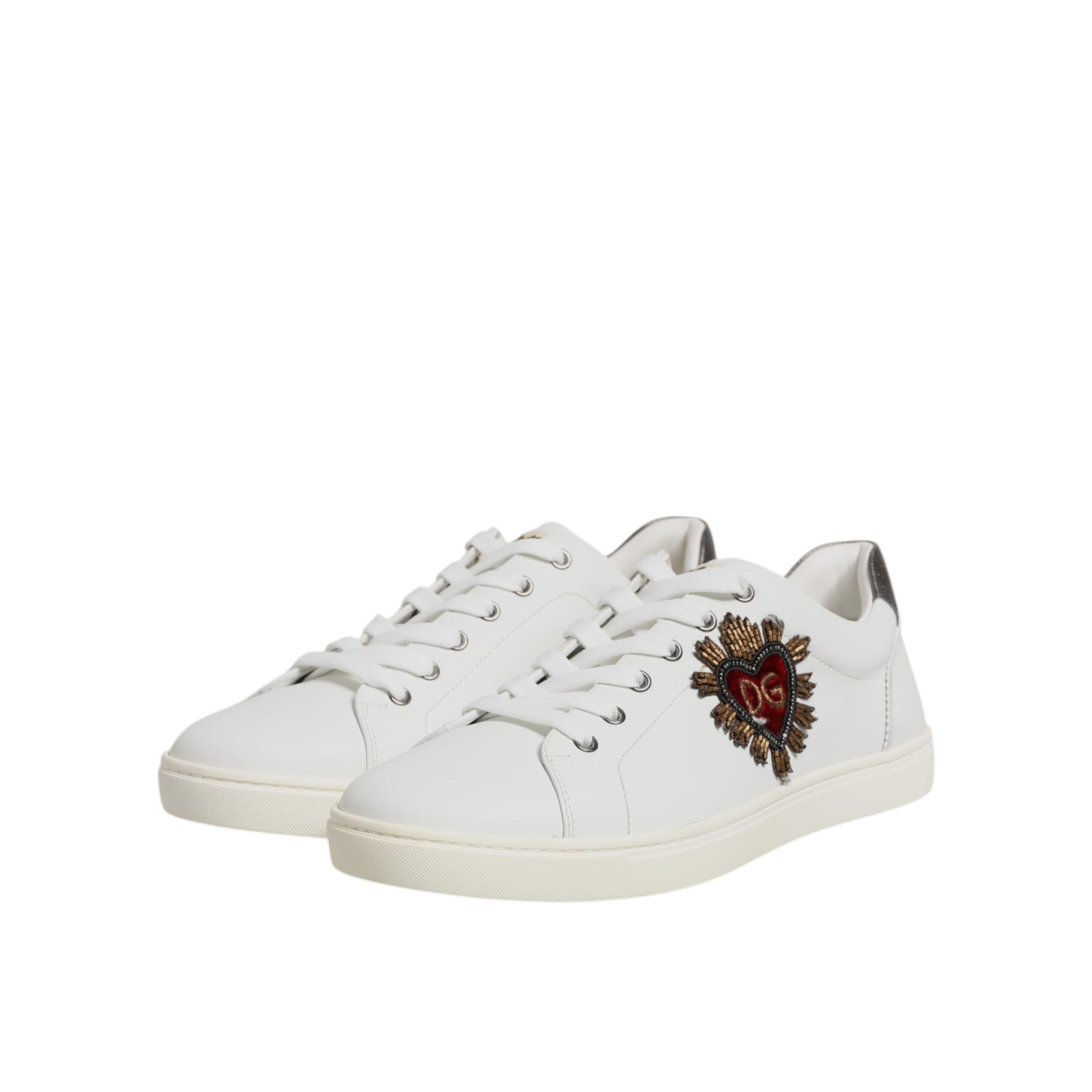 Scarpe da Ginnastica Basse Uomo Dolce & Gabbana Bianco Cuore Sacro