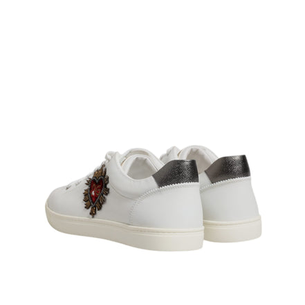Scarpe da Ginnastica Basse Uomo Dolce & Gabbana Bianco Cuore Sacro