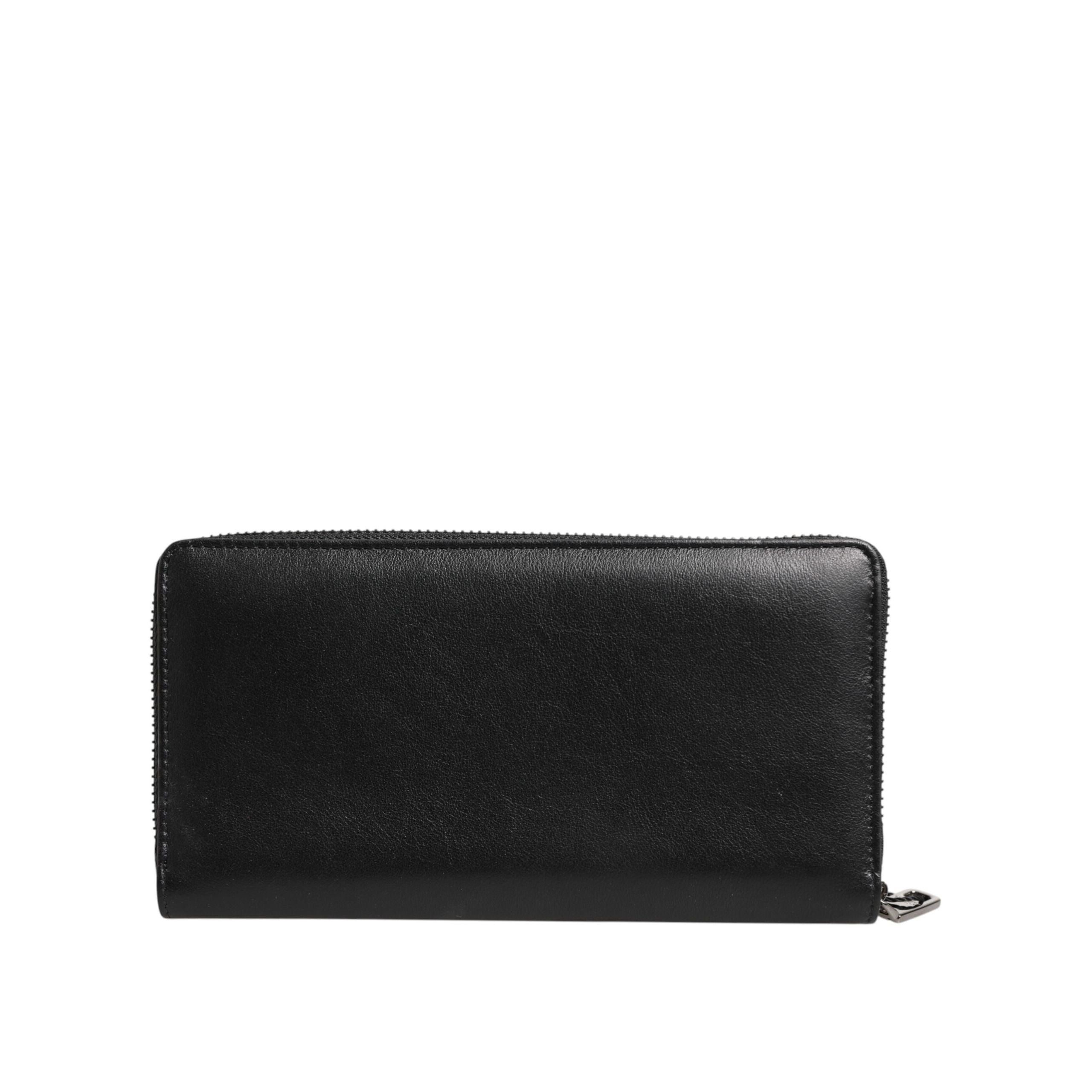 Portefeuille Clutch Continental pour homme Dolce & Gabbana en cuir exotique noir et bleu