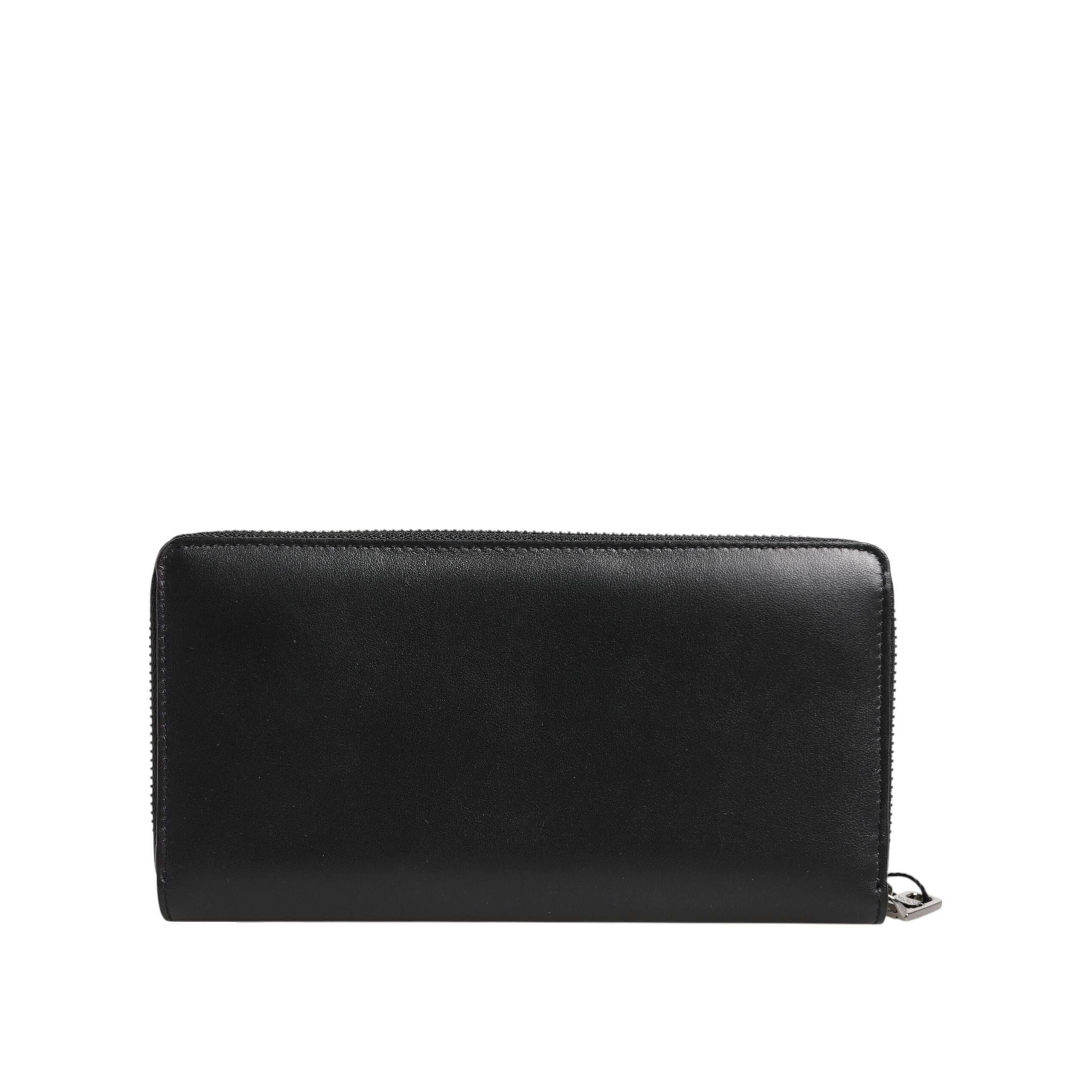 Portefeuille Continental pour Homme en Cuir Exotique Noir et Marron Dolce & Gabbana