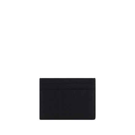 Portefeuille Saint Laurent en chèvre noir
