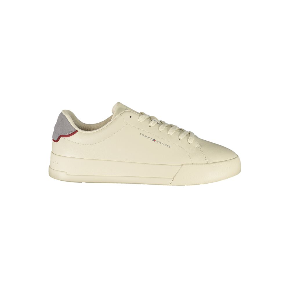 Baskets Tommy Hilfiger homme en polyuréthane beige