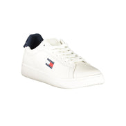 Tommy Hilfiger Bianco Poliuretano Scarpa da Ginnastica Uomo