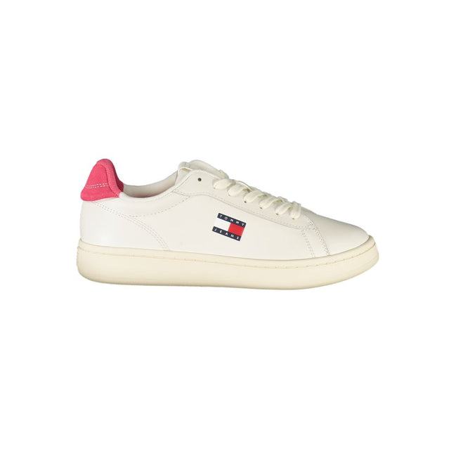 Baskets Tommy Hilfiger en Polyuréthane Blanc pour Femme