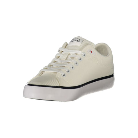 Tommy Hilfiger Sneaker da Uomo in Poliestere Bianco