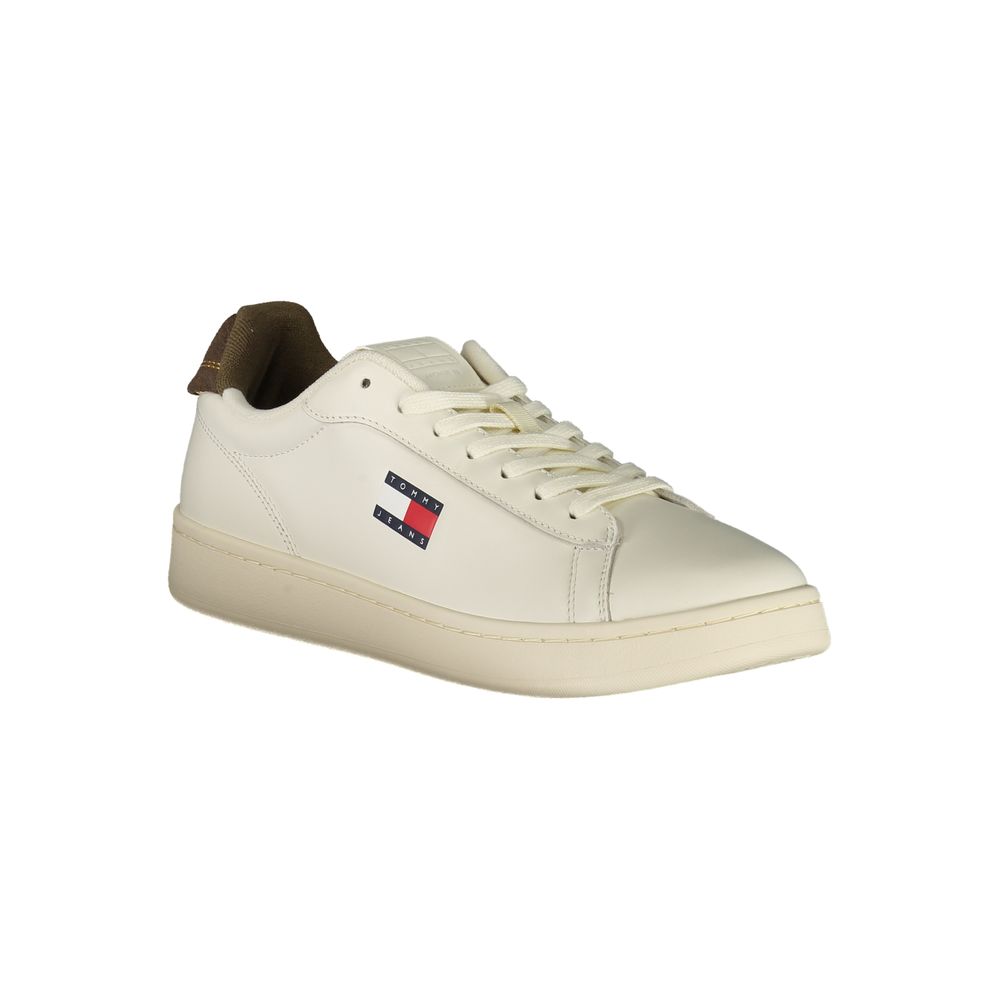 Sneaker da uomo Tommy Hilfiger in poliuretano bianche