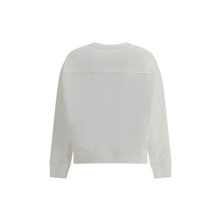 PINKO White Embroidered Logo Sweatshirt
