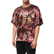 Dolce & Gabbana Multicolor Marble Print Oversize T-shirt