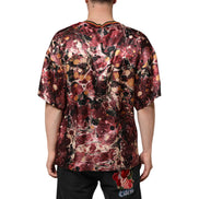 Dolce & Gabbana Multicolor Marble Print Oversize T-shirt