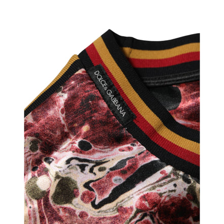 Dolce & Gabbana Multicolor Marble Print Oversize T-shirt