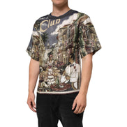 T-shirt Girocollo Uomo Dolce & Gabbana in Lino Palermo Jazz Club