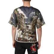 T-shirt Girocollo Uomo Dolce & Gabbana in Lino Palermo Jazz Club