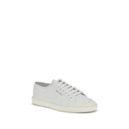 Sneakers basse Saint Laurent in pelle di vitello bianca Bos Taurus