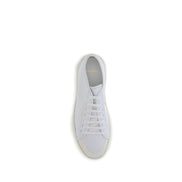 Sneakers basse Saint Laurent in pelle di vitello bianca Bos Taurus