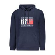 Tommy Hilfiger Sweat à capuche en coton bleu pour homme