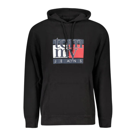 Felpa da uomo Tommy Hilfiger in cotone nero