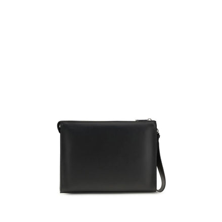 Fendi Black Calf Leather Clutch Bag