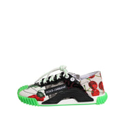 Dolce & Gabbana Multicolor DG Logo Leopard Cherry Sneakers