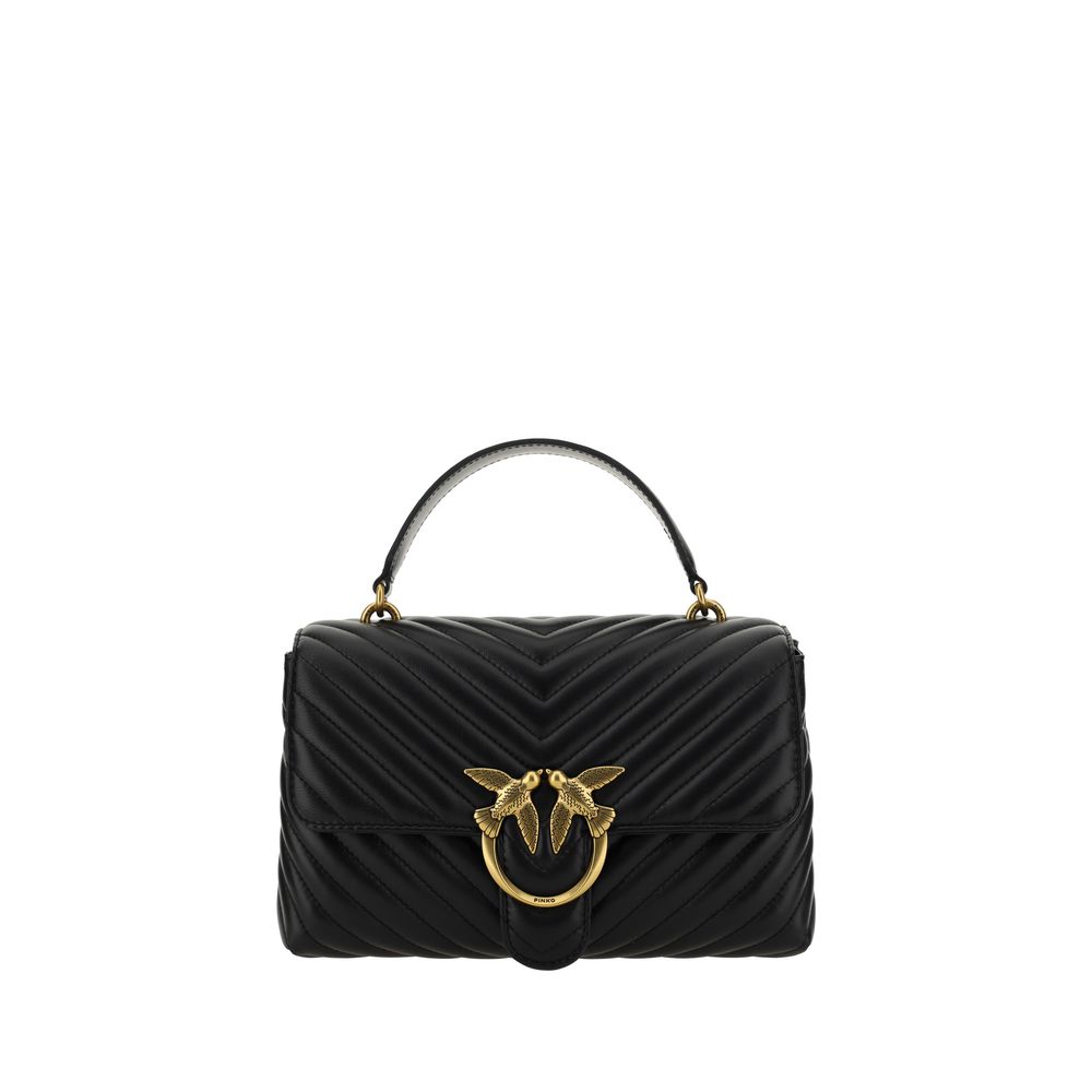 PINKO Black Love Lady Handbag