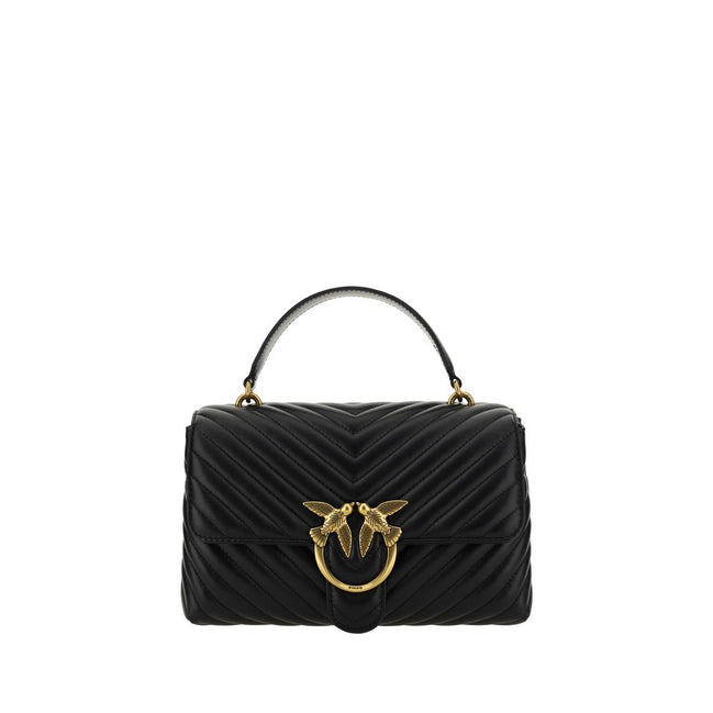 PINKO Black Love Lady Handbag
