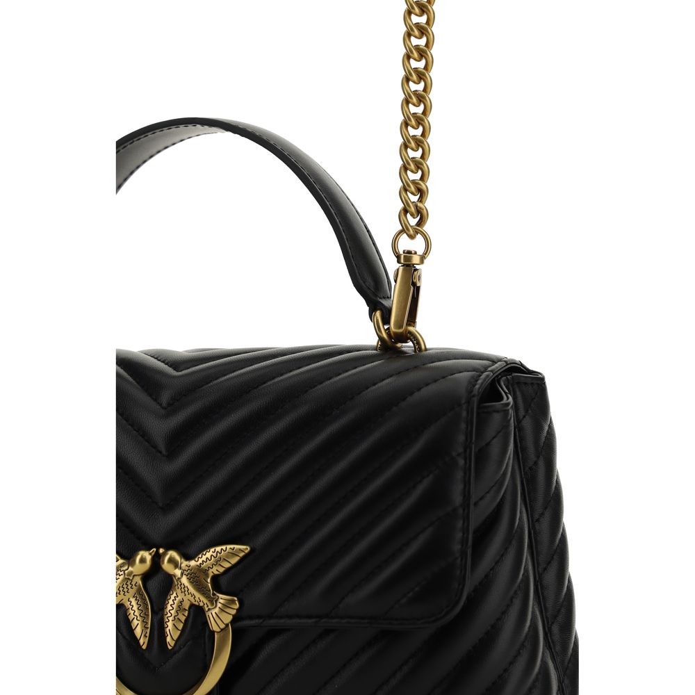 PINKO Black Love Lady Handbag
