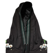 Felpa con cappuccio Dolce & Gabbana KING Black Orchid Floral Crown Logo