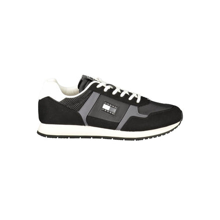 Sneaker da uomo Tommy Hilfiger in poliuretano nero