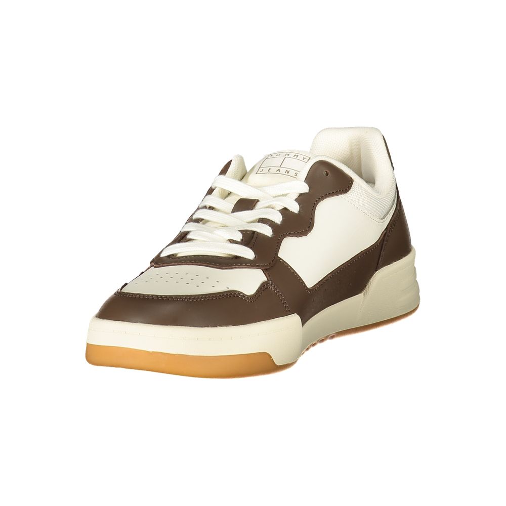 Sneaker da uomo Tommy Hilfiger in poliuretano bianco