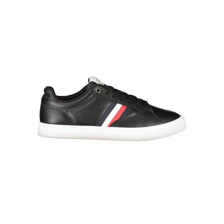 Sneaker da Uomo in Poliestere Nero Tommy Hilfiger