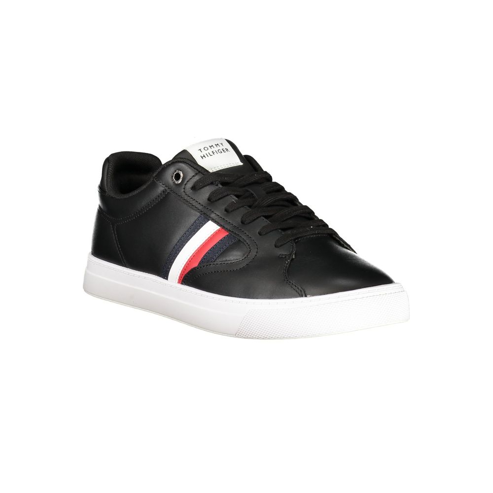 Baskets noires en polyester Tommy Hilfiger pour homme
