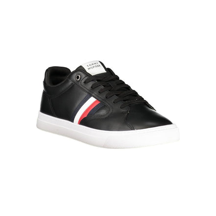 Baskets noires en polyester Tommy Hilfiger pour homme