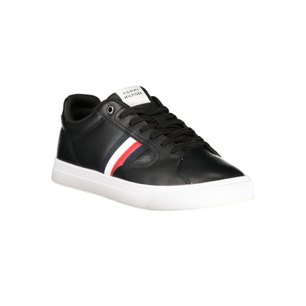 Sneaker da Uomo in Poliestere Nero Tommy Hilfiger