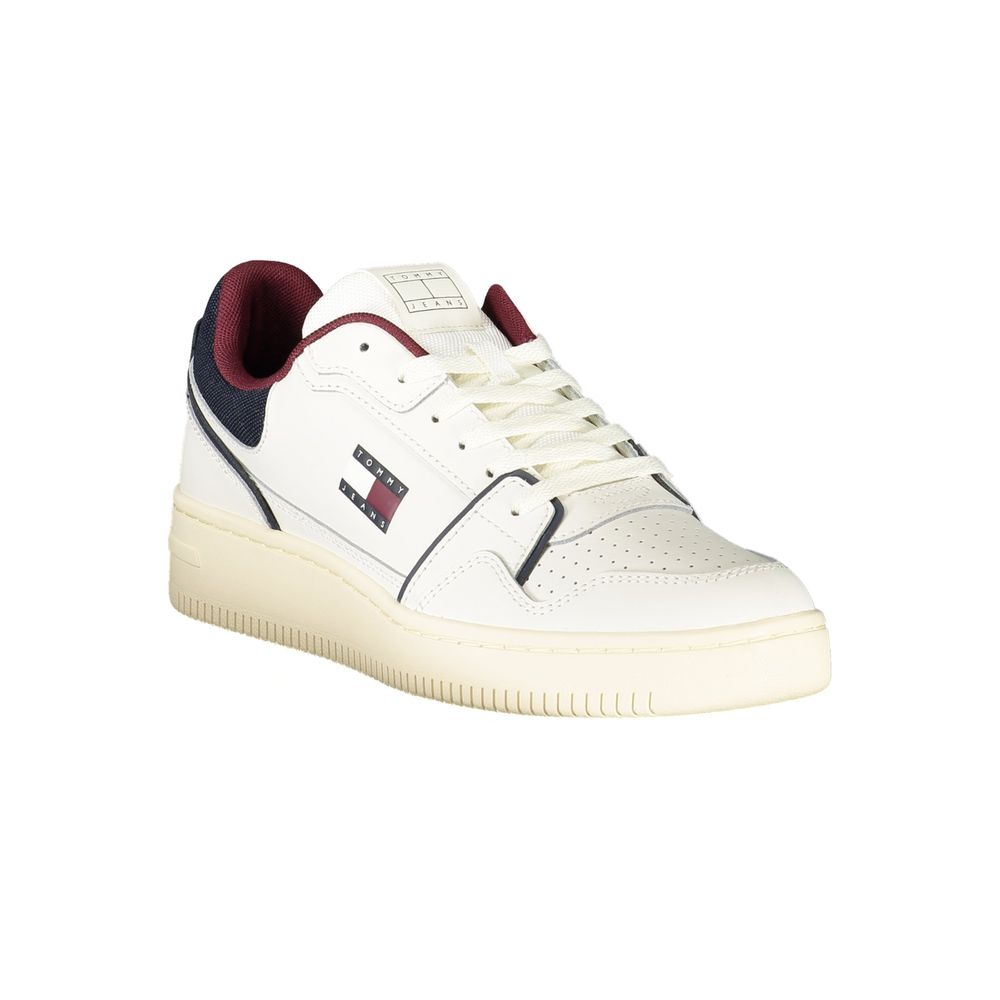 Sneaker da uomo Tommy Hilfiger in poliuretano bianche
