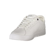 Sneaker da Uomo in Pelle Bianca Tommy Hilfiger