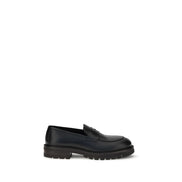 Mocassins à enfiler Ferragamo en cuir de veau noir Bos Taurus