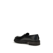 Mocassins à enfiler Ferragamo en cuir de veau noir Bos Taurus