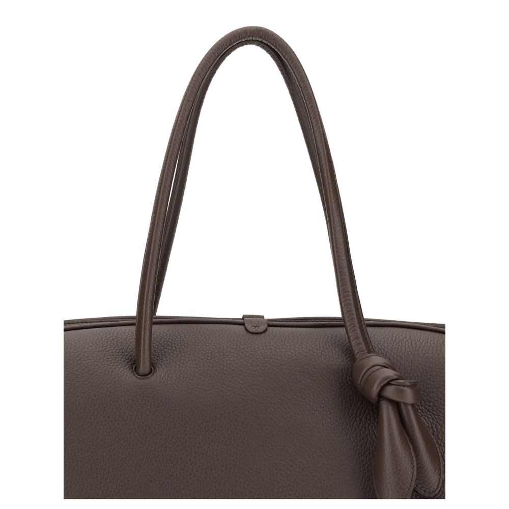 Jacquemus Brown Calf Leather Handbag